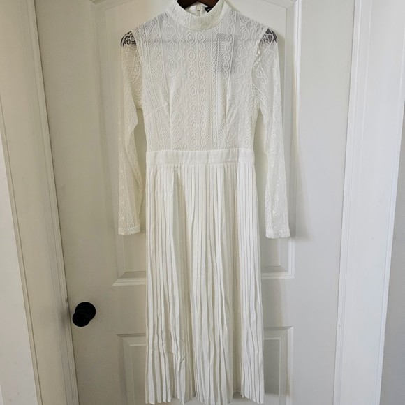 bonded lace dress Laced In Love Maxi Dress L Dusty Olive by Lane 201